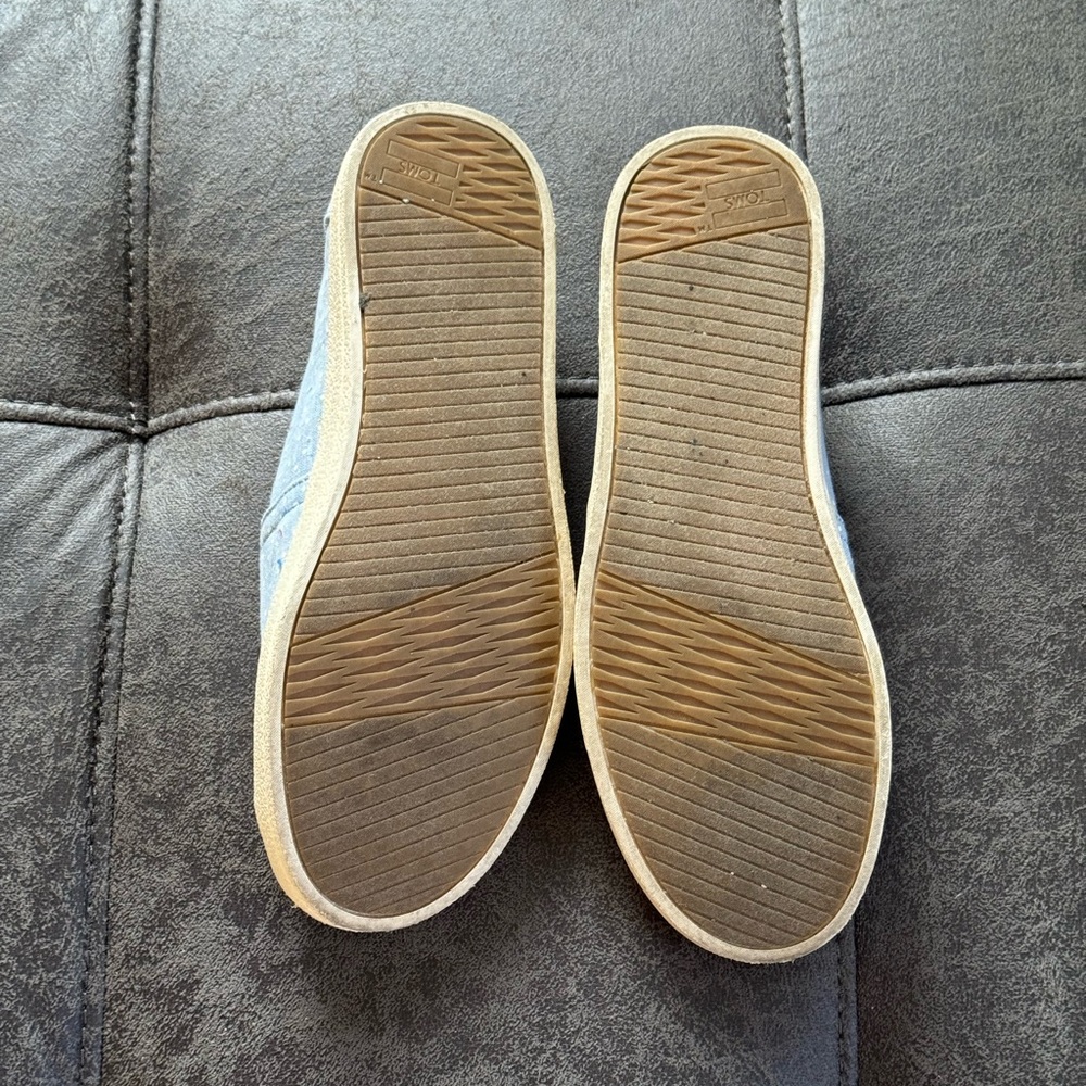 Toms Women’s Slip-on Shoes Light Blue Size 7 - Picture 9 of 9